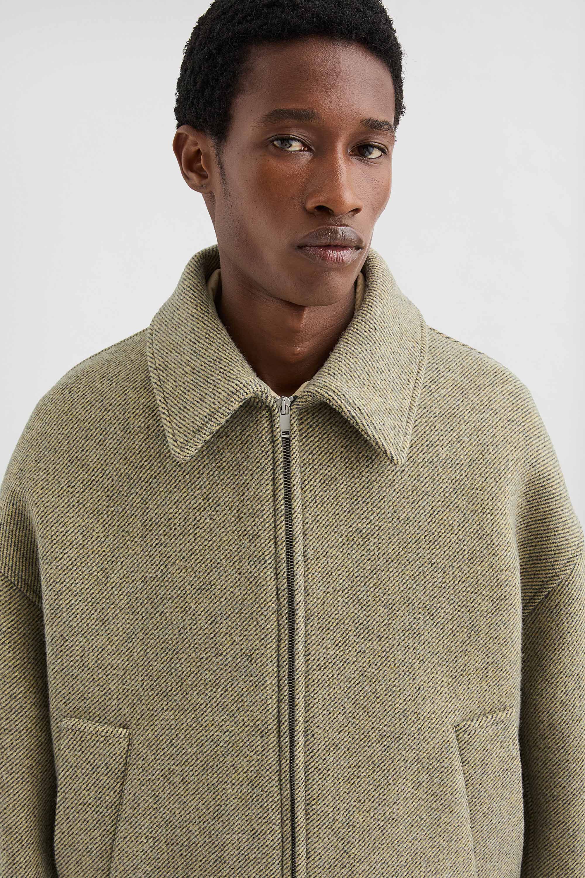 ウールギャバジン パディングブルゾン メンズ | Jil Sander 公式